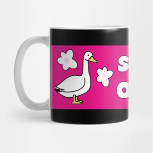 Silly Goose On Board Cute Meme Bumper Car Magnet Mug